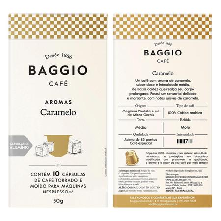 Imagem de Kit 50 Cápsulas Cafe Gourmet Baggio Para Cafeteira Nespresso