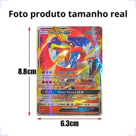 Kit Cartas Raras 6 Cartas Pokemon Charizard Vmax V Gx - R$ 49