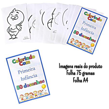 Kit 50 Desenhos Para Colorir Anime Envio Imediato, Magalu Empresas