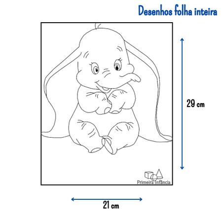 Kit 50 Desenhos Grande P/ Colorir Primeira Infância Infantil - Infinity  Brinquedos - Kit de Colorir - Magazine Luiza