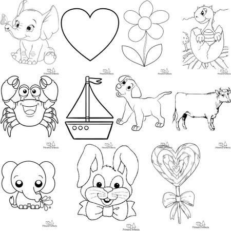 Desenhos para pintar e imprimir infantil:+100 imagens e personagens -  Artesanato Passo a Passo!