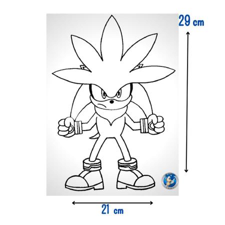 Shadow Sonic para colorir e imprimir