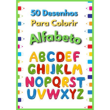 Desenho e Imagem Abc Fácil para Colorir e Imprimir Grátis para Adultos e  Crianças 