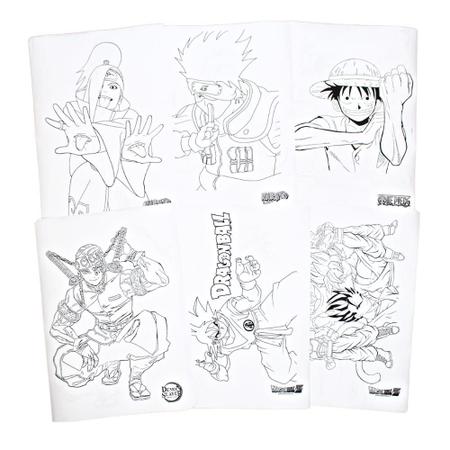 Kit 50 Desenhos Para Colorir Anime Envio Imediato - INFINITY - Kit de  Colorir - Magazine Luiza