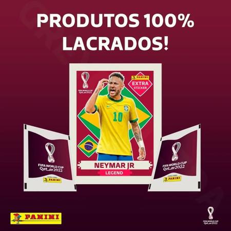 Kit 4 Figurinhas Neymar Legend Copa 2022 Simil