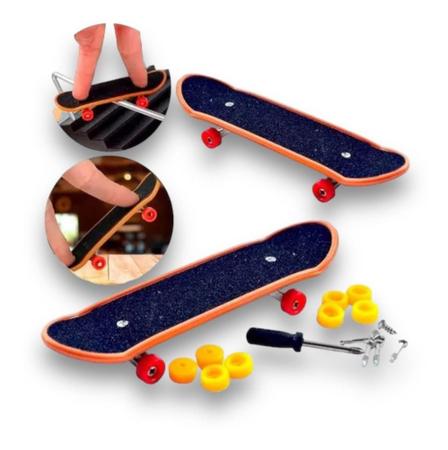 Mini skates de dedo para crianças e adultos leves, resistentes,  multifuncionais, brinquedos relaxantes, portáteis, skate boards