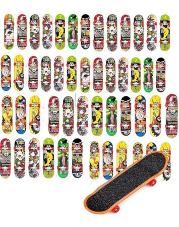 Skate de Dedo Fingerboard Kit 2 Skates com Acessórios Desmontáveis  Personalizável Brinquedo Infantil Presente Divertido Para Crianças