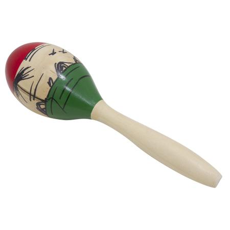 Imagem de Kit 50 Pares de Maracas Madeira Pintada a Mão 25cm New York