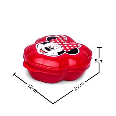 Imagem de Kit 50 Porta Mix objetos e Lanches Pote de Lembrança da Minnie Disney Vermelho