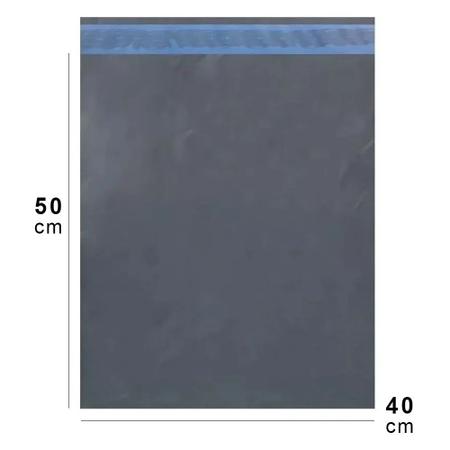 Imagem de Kit 50 Saco Para Correios Envelope Plástico 50x40cm Embalagem Para E-commerce Lacre de Segurança