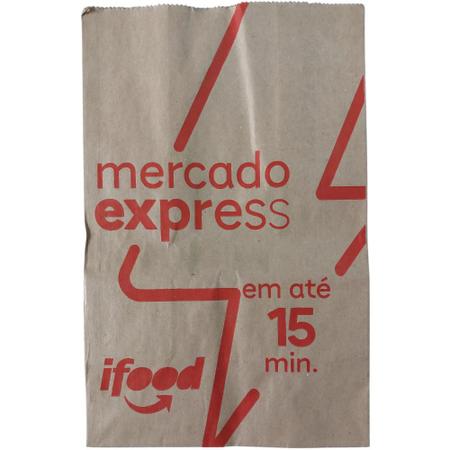 Imagem de Kit 50 Sacos Kraft Pardo Ifood