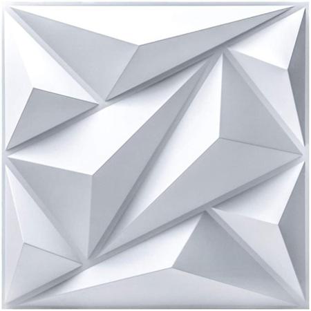 Imagem de Kit 56 Placas 3D Pvc Revestimento Parede(14M2) - Diamond