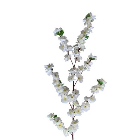 Imagem de Kit 5Galhos de Cerejeira Artificial 6 hastes cada p Decoração: Flores Artificiais para Arranjos