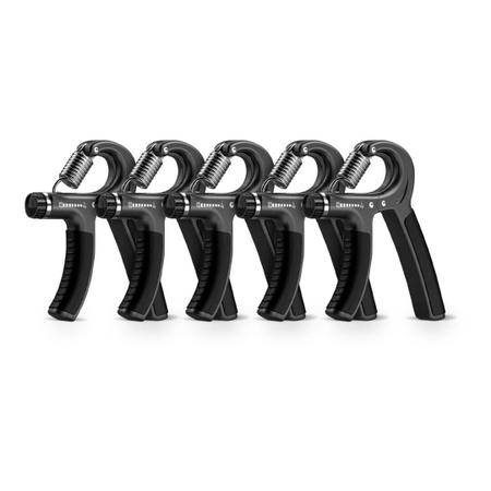 Imagem de Kit 5x Hand Grip Ajustável 5-60Kg Fortalecedor de Mão, Punho e Antebraços