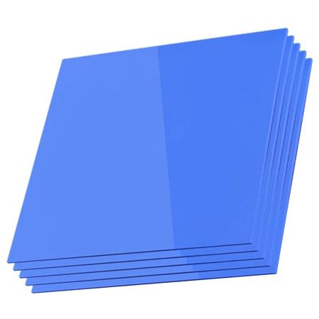 Imagem de Kit 5x Thermal Pad Almofada Térmica 10cm x 10cm (100mm x 100mm) x 5mm Para BGA VGA VRM Cor: Azul