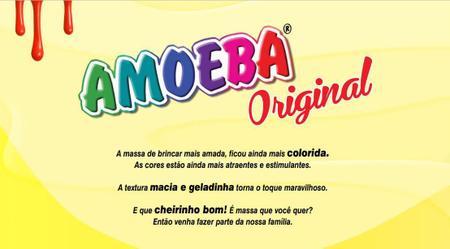 Imagem de Kit 6 Amoeba Massinha Geléia De Brincar Original Cores