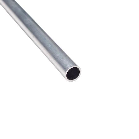 Imagem de Kit 6 Barra Tubo Churrasqueira Aluminio 50cm Suportes Aço