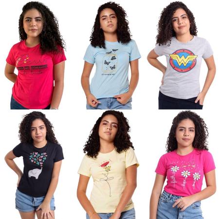 Camisa hotsell juvenil feminina