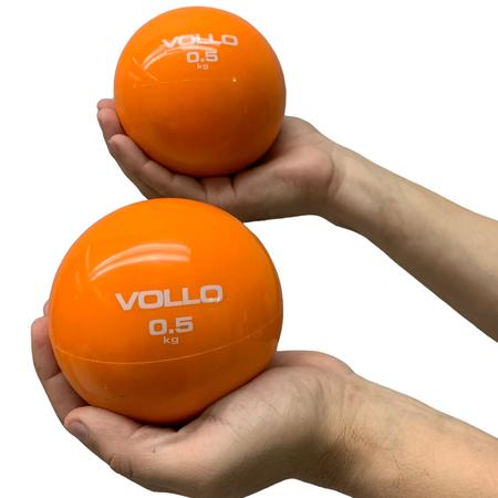 Kit 6 Bolas Tonificadoras de Peso Tonning Ball VP1060 0,5 Kg Pilates Vollo  Sports - Soft Ball / Bola Tonificadora - Magazine Luiza