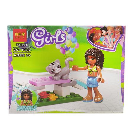 Imagem de Kit 6 Bonecas Para Montar Infantil Estilo Lego Friends Girls