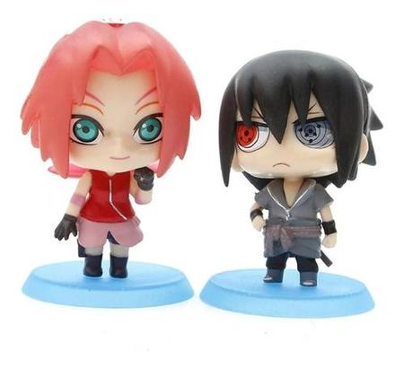 Naruto Anime Figura Boneca Ornamentos Brinquedos Sakura Uchiha Sasuke  Kakashi Figuras De Ação Dos Desenhos Animados Decorações - Escorrega o Preço