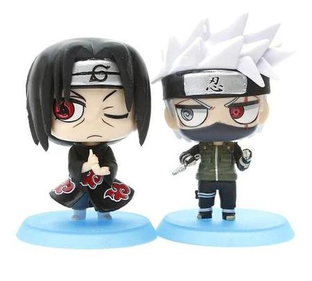 Kit 6 Boneco Naruto Sakura Sasuke Itachi Kakashi Obito - ActionCollection -  Bonecos - Magazine Luiza