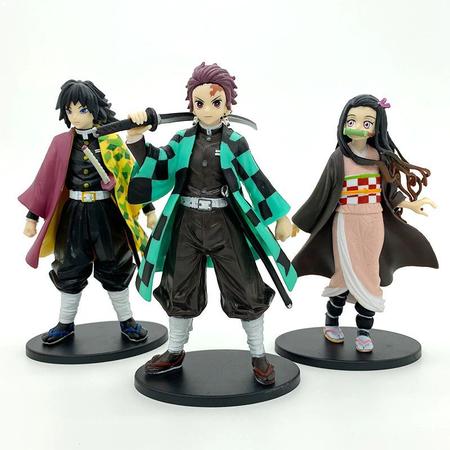 Tanjiro Kamado Demon Slayer Boneco Colecionável em PVC