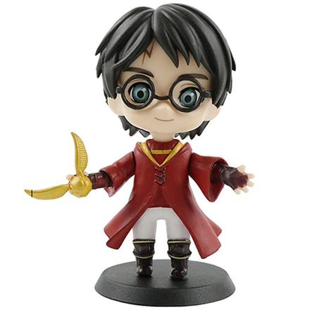 Imagem de Kit 6 bonecos harry potter hermione ron draco pvc