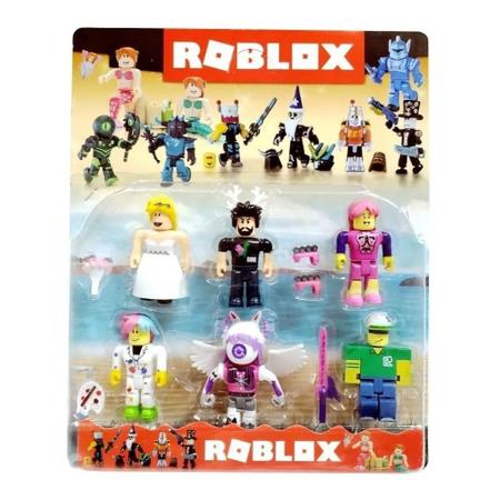 Kit Turma do Roblox Rosto 7 Personagens e Letra R / 5,5cm Game