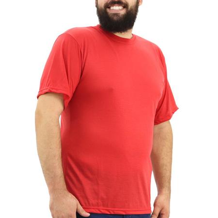 Imagem de Kit 6 Camisetas Masculinas Plus Size Malha Fria Manga Curta