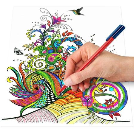 Kit 6 Caneta Triplus Color Cores Neon 1.0mm - Staedtler Imagem de Kit 6 Caneta Triplus Color Cores Neon 1.0mm - Staedtler