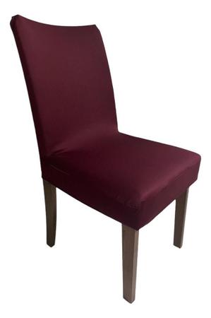 Imagem de Kit 6 Capas P/ Cadeiras Jantar Malha C/elástico Varias Cores