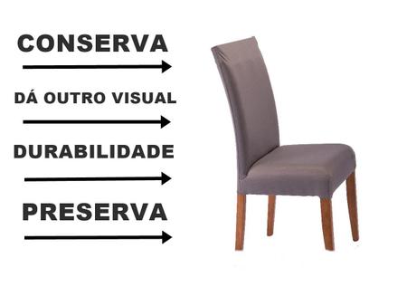 Kit 6 Capas Para Cadeira Jantar Malha Com Elástico Estampada - Ponto a Ponto Enxovais Imagem de Kit 6 Capas Para Cadeira Jantar Malha Com Elástico Estampada