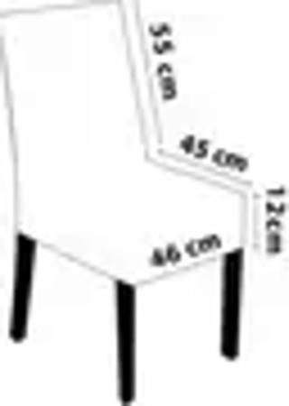 Imagem de Kit 6 Capas Para Cadeira Jantar Malha Com Elástico
