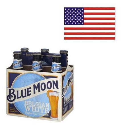 Imagem de Kit 6 Cerveja Blue Moon Belgian White Ale 355Ml - Usa
