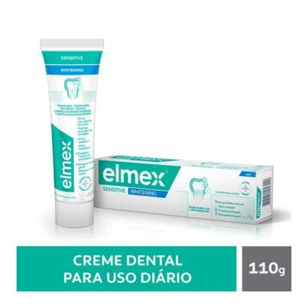 Imagem de Kit 6 Elmex Sensitive Whitening Creme Dental 110g - Elmex
