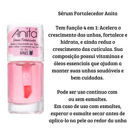 Imagem de Kit 6 Esmalte Coleção Anita Tratamento E Hidratação Unhas