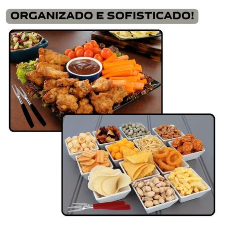 Imagem de Kit 6 Garfos para Fundue Petiscos Aperitivos Inox Conjunto Garfinhos