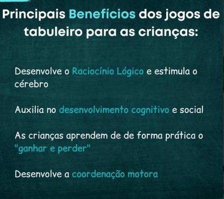 Quais os benefícios dos jogos de tabuleiro para crianças?