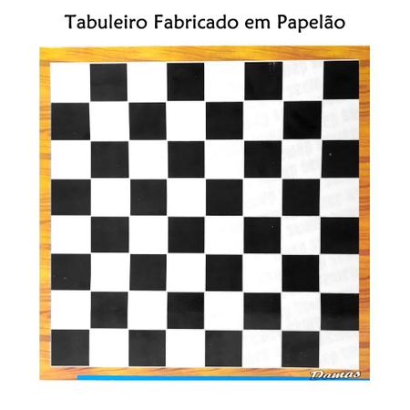 Jogos de Tabuleiro 2 em 1 C/ TRILHA E DAMA 1862 Big Boy