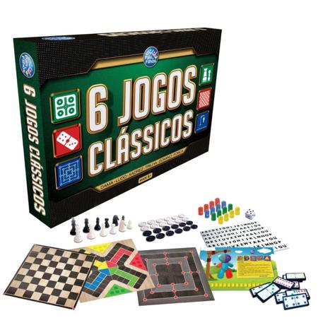 Kit Jogos para Viagem Classicos 22 cm Dama Ludo Xadrez ETC. - ART