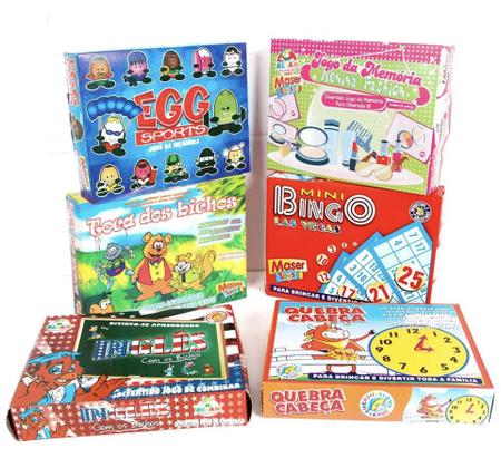 Jogo de Memória Inglês (6 anos ou +) - TOYS AQUI BRINQUEDOS EDUCATIVOS