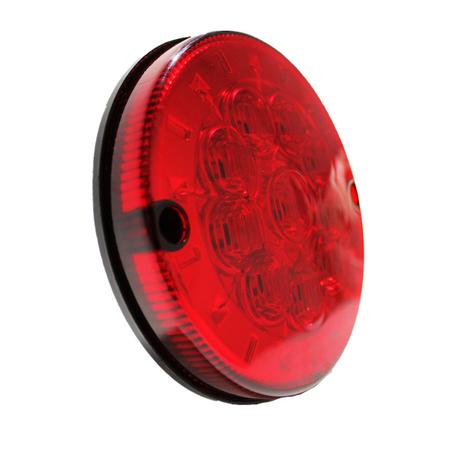 KIT 6 Lanterna Traseira 10 LED 12 volts Ø 12.5 cm - Ônibus Caio / Marcopolo / Caminhão - SILO Imagem de KIT 6 Lanterna Traseira 10 LED 12 volts Ø 12.5 cm - Ônibus Caio / Marcopolo / Caminhão