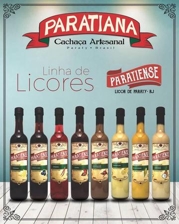 Imagem de Kit 6 Licor De Cachaça Creme Umburana Paratiense 500 Ml