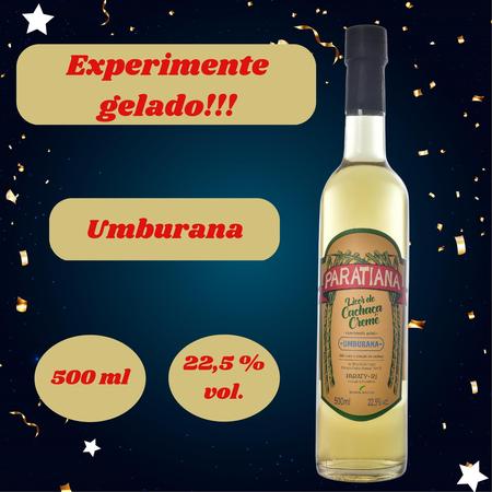 Imagem de Kit 6 Licor De Cachaça Creme Umburana Paratiense 500 Ml