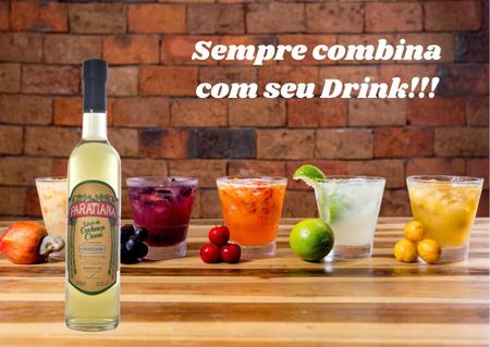 Imagem de Kit 6 Licor De Cachaça Creme Umburana Paratiense 500 Ml