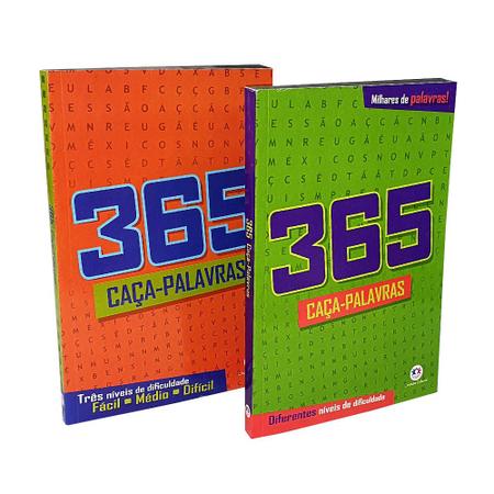 Livro 365 Caça-Palavras Bíblico - Livraria Com Cristo