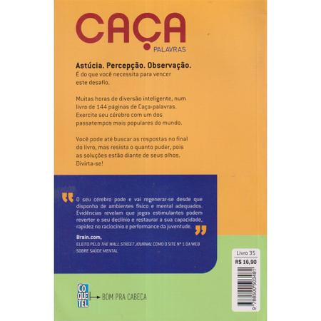 Livro de Passatempo Coquetel CaÇa Palavra Nível Fácil - Livros de Caça- palavras - Magazine Luiza