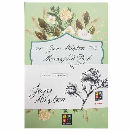 Imagem de Kit 6 Livros Jane Austen Grandes Obras Orgulho e Preconceito Mansfield Razão Persuasão Abadia Emma