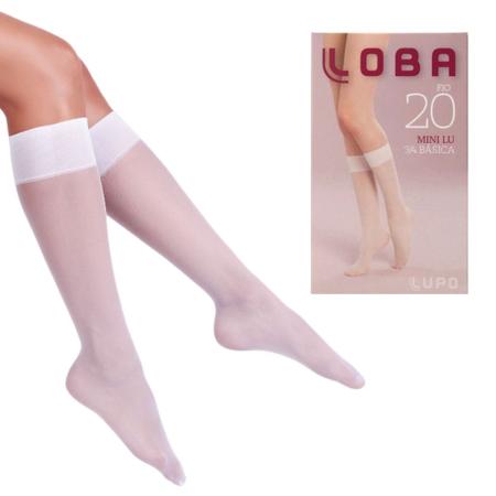 Kit 6 Meias 3 4 Adulto Microfibra Fio 20 Mini Lu Loba Lupo